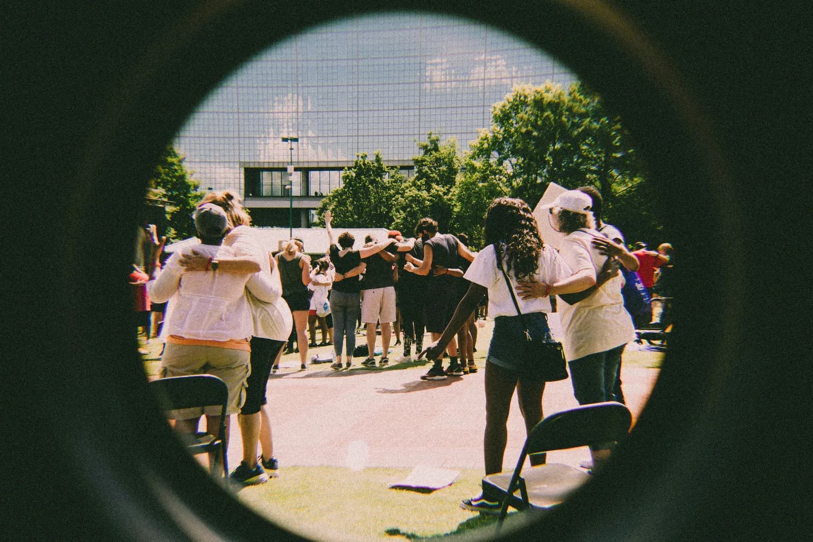 Events in the lens of camera